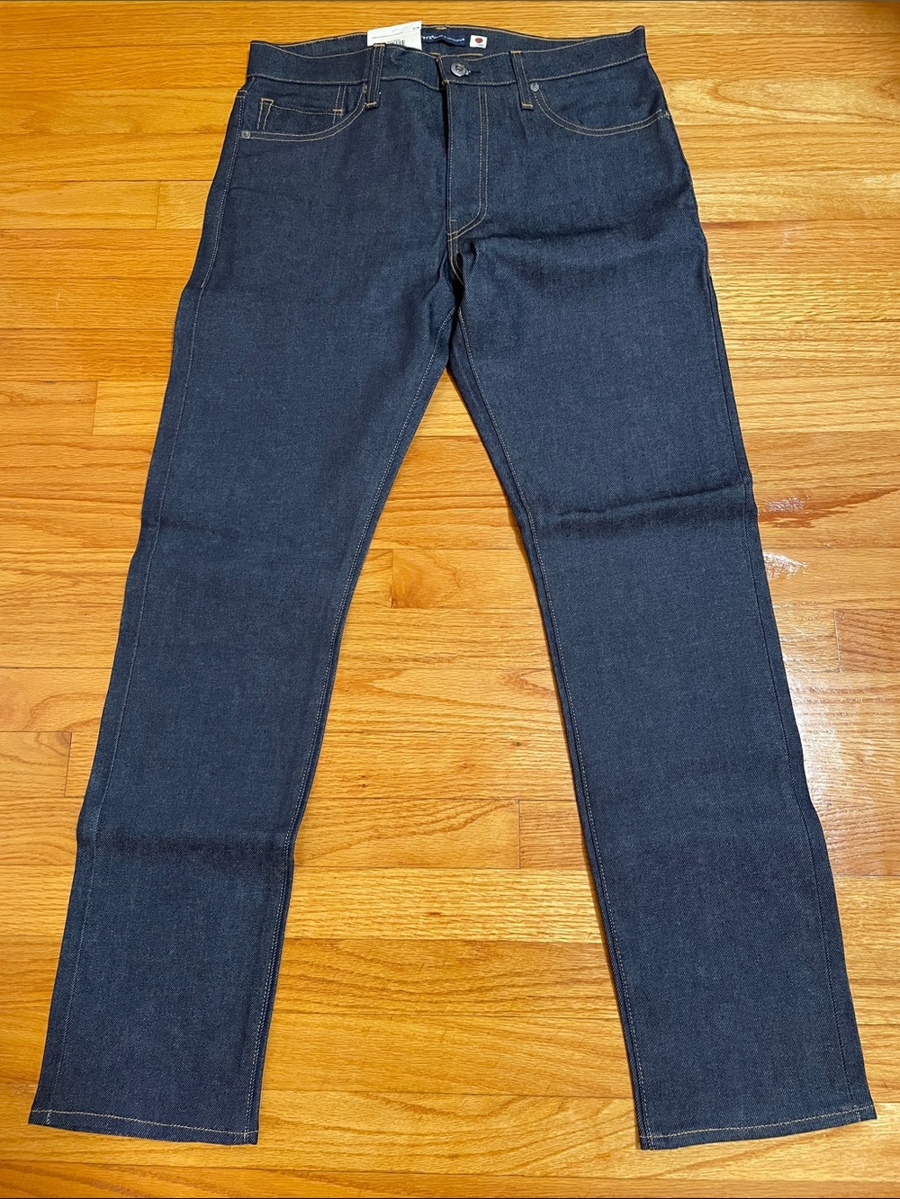Levis Japanese Selvedge Made & Crafted 511 Slim Fit Straight Mens Jeans 33 x 32